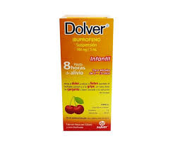 IBUPROFENO 100mg/5ml, DOLVER NARANJA, 120 ml | Farmasuper